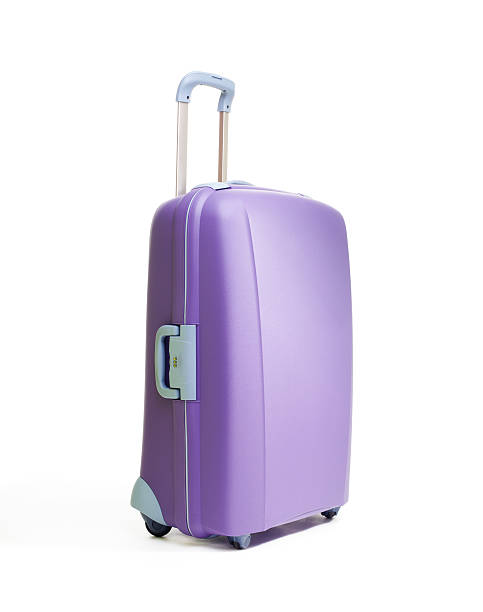istock One big beautiful purple suitcases 177092501