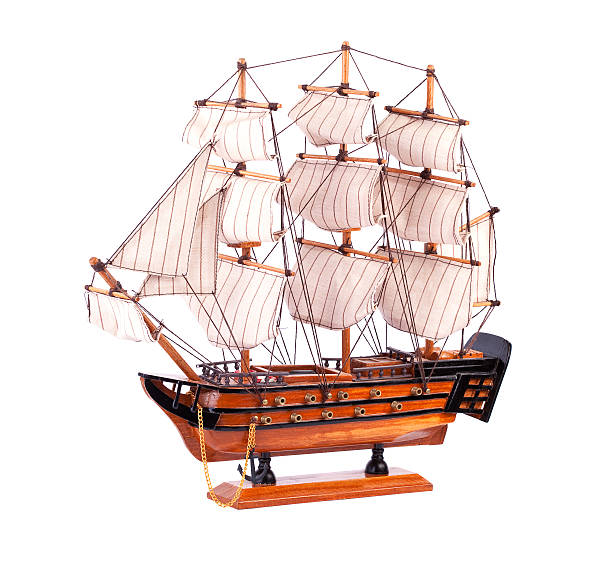 istock Toy wooden ship 177092847