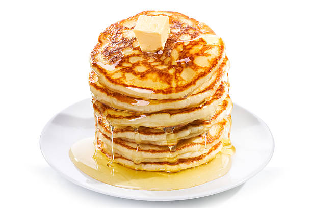 istock pancakes with butter and syrup 177093317