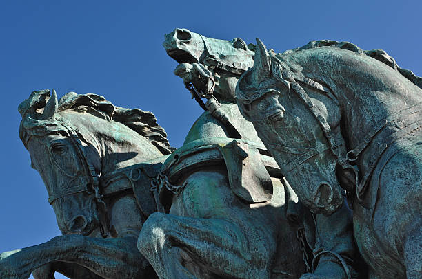 Horses in the Civil War Monument
