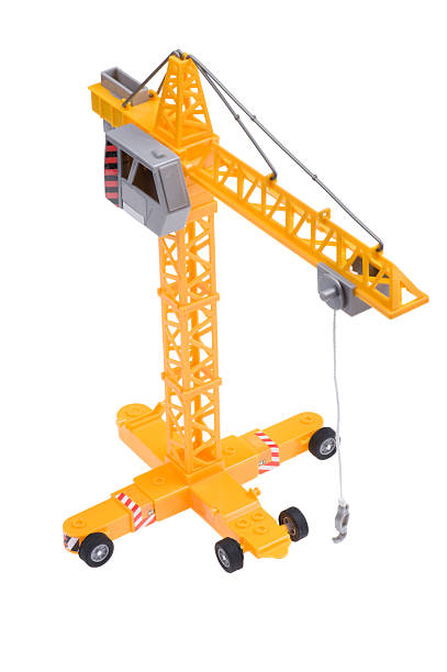 istock The lifting crane toy 177094681