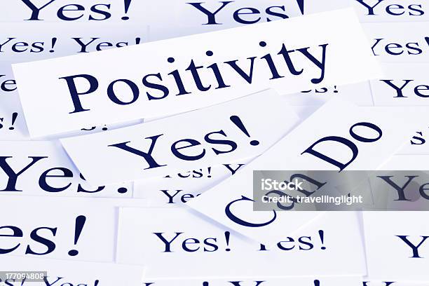 Positivity Concept Stock Photo - Download Image Now - Attitude, Business, Concepts