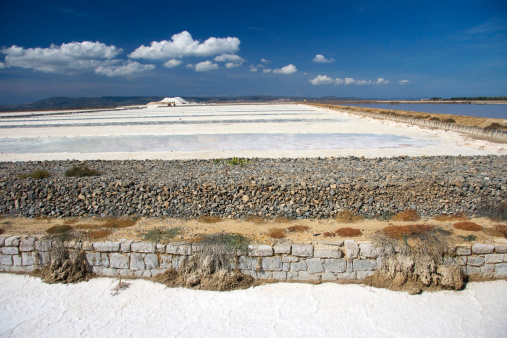 Salt mine in Sant'Antioco, Sardinia