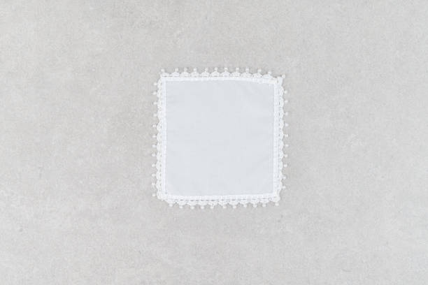 istock Napkin, natural burlap, placemat, table mat, Background 1770953766