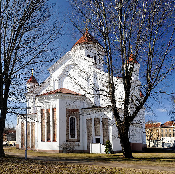 istock Ancient church at a Vilnius 177095739