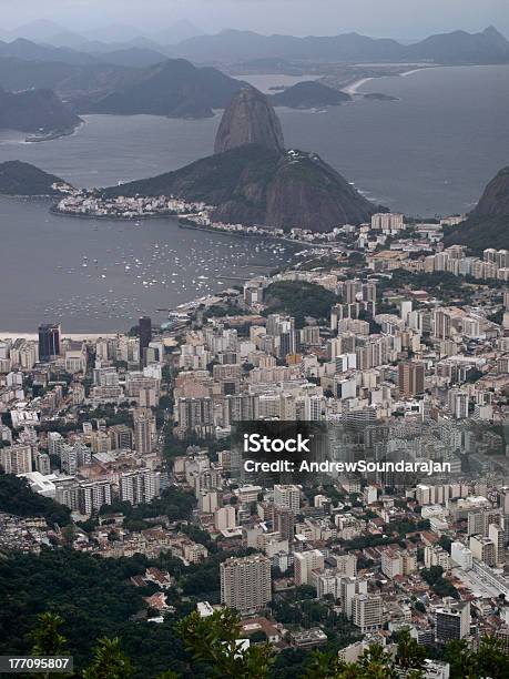 Mountain And Harbor In Rio De Janeiro Brazil Stock Photo - Download Image Now - Aerial View, Apartment, Beach