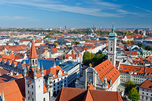 istock Aerial view of Munich 177096341