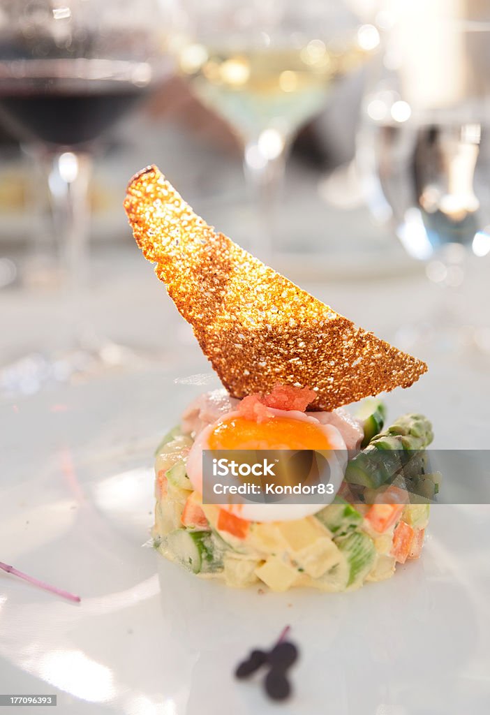 Haute cuisine aperitivo - Foto de stock de Almoço royalty-free