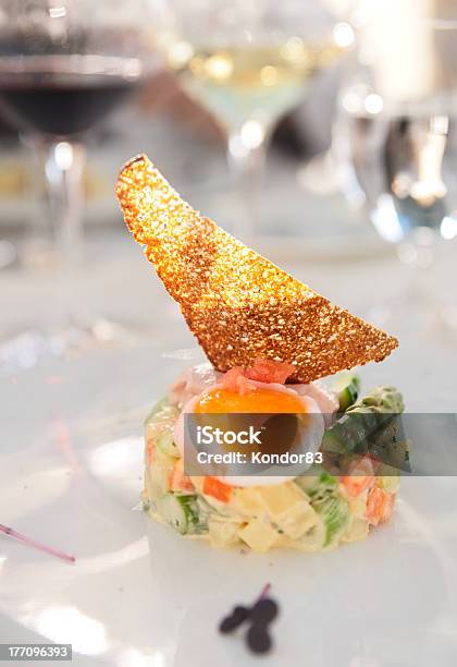 Foto de Haute Cuisine Aperitivo e mais fotos de stock de Almoço - Almoço, Antepasto, Arranjar