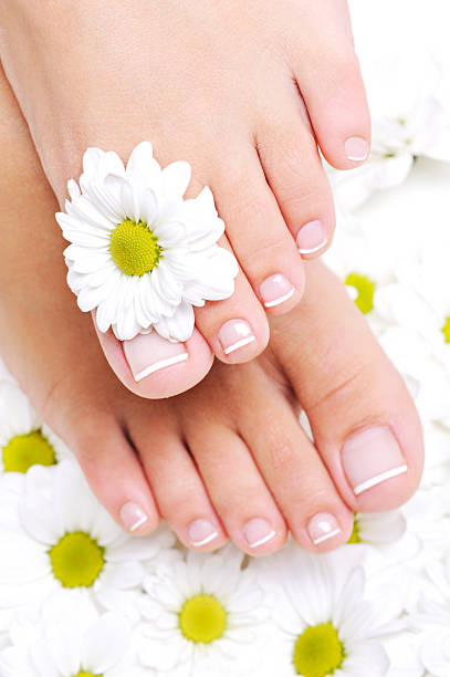 istock Beauty  feet with beautiful toenails 177096931