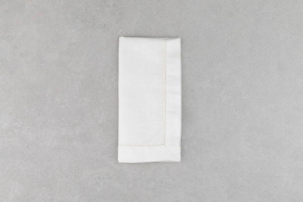 istock Napkin, natural burlap, placemat, table mat, Background 1770970972
