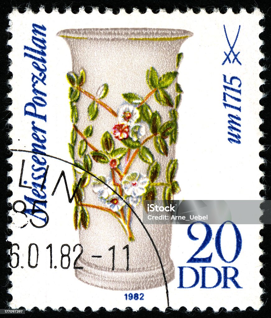 Selo Postal - Foto de stock de Alemanha Oriental royalty-free