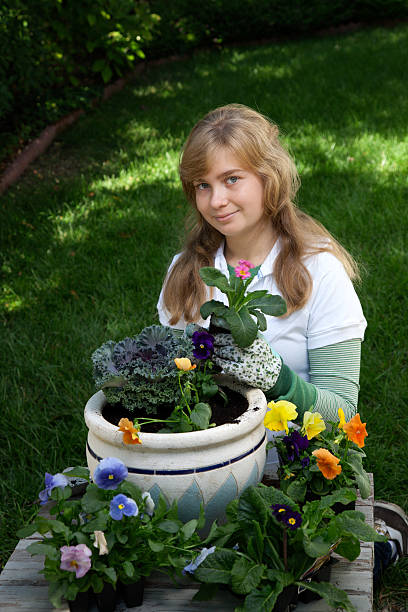 istock Teenager gardening 177098298