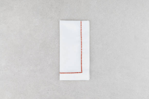 istock Napkin, natural burlap, placemat, table mat, Background 1770984205