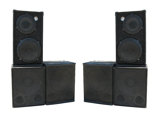istock old powerful stage concerto audio speakers 177098496