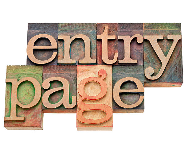 istock entry page - internet concept in wood type 177098619