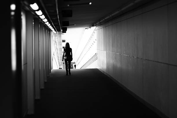 istock Long walk to the plane 177098642