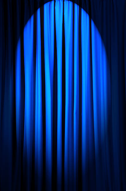 istock Brightly lit curtains in theatre concept 177098768