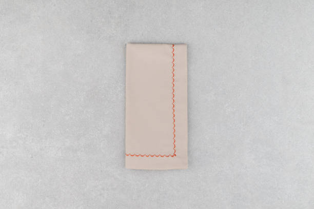 istock Napkin, natural burlap, placemat, table mat, Background 1770990697