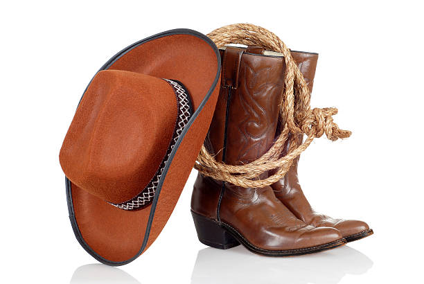 istock cowboy boots hat and lasso 177099081