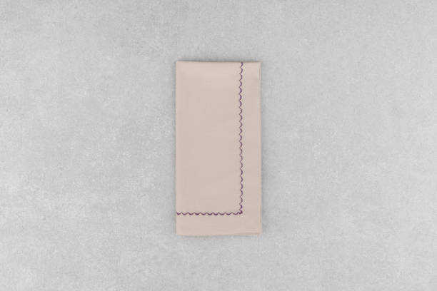 istock Napkin, natural burlap, placemat, table mat, Background 1770992339