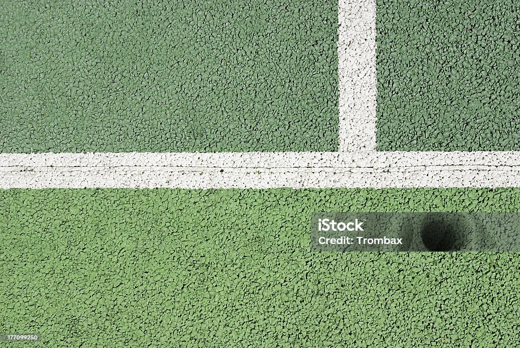 Quadra de tênis linha detalhe - Foto de stock de Tênis - Esporte de Raquete royalty-free