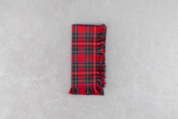 istock Napkin, natural burlap, placemat, table mat, Background 1770994966