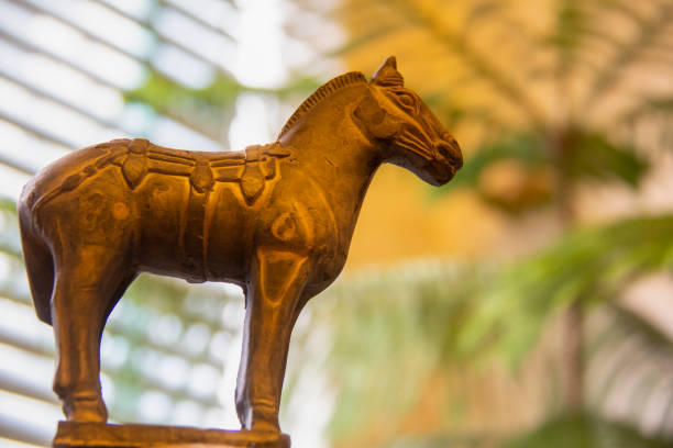 zs one of the Iranian symbols, the stone horse statue