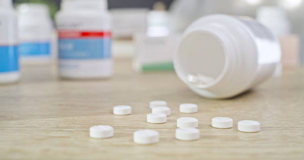 istock Close-up of pills on table 1770997618