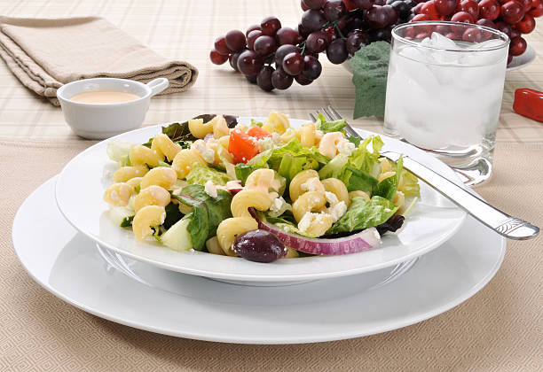 istock Mediterranean salad with pasta 177099811