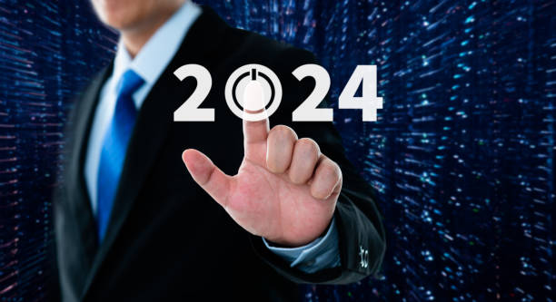 istock Businessman finger pressing 2024 button 1770999749