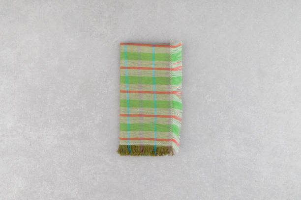 istock Napkin, natural burlap, placemat, table mat, Background 1771000920