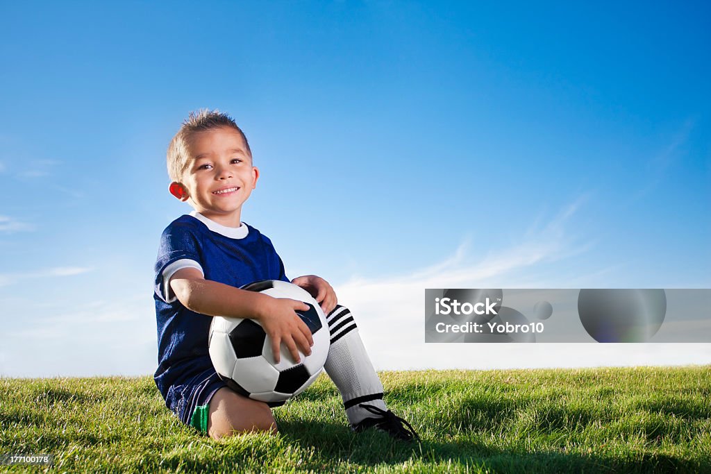 Junge Fußball-Spieler - Lizenzfrei Kind Stock-Foto