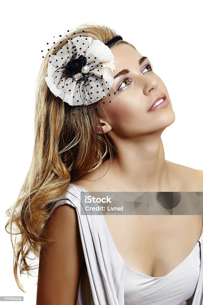 Bellissima sposa - Foto stock royalty-free di Accessorio per capelli