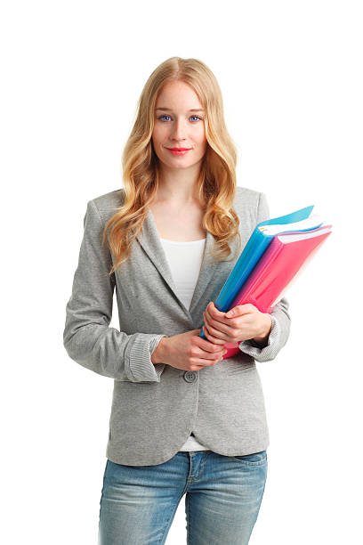 istock Pretty young business woman 177100264