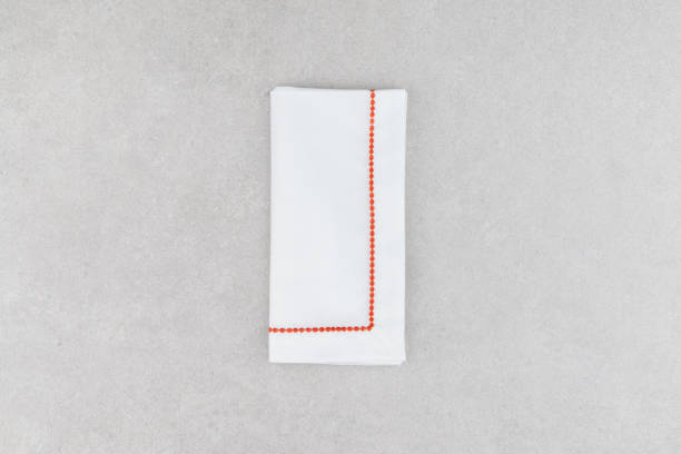 istock Napkin, natural burlap, placemat, table mat, Background 1771003152