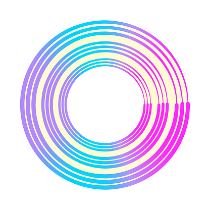 Shiny circle icon