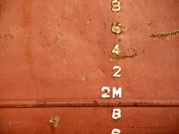 istock Waterline on the Hull of a Ship 177100555