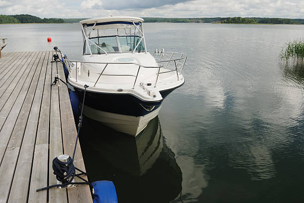 istock big white boat tied up at the seashore 177101425