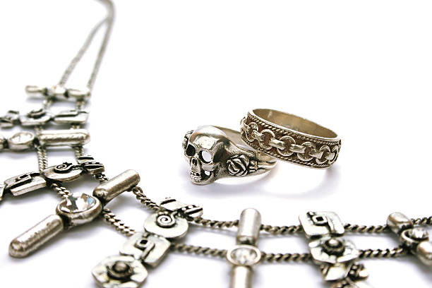 istock Necklace and rings 177101678