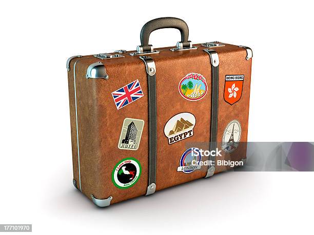 Travel Suitcase Stock Photo - Download Image Now - Suitcase, Travel, Cut Out