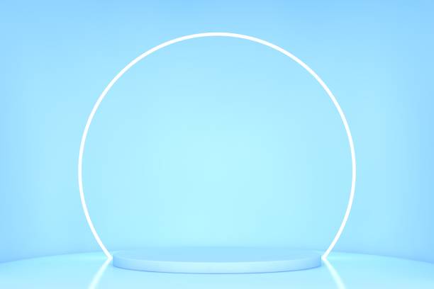 istock Abstract background for 3D product presentation, empty product stand 1771023387