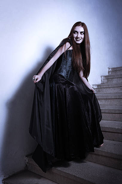 istock Portrait of a young witch. Halloween, horror. 177102790