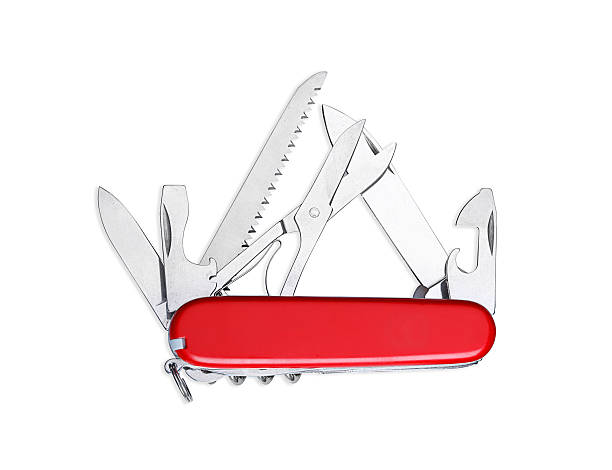 istock Swiss Army knife with lots of tools 177102890