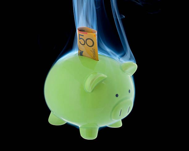 istock Overheated Piggy Bank 177104005