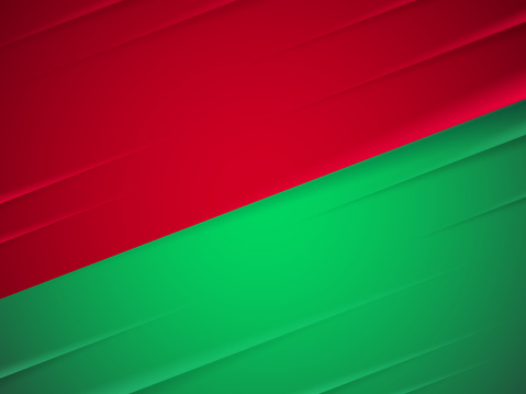 Christmas holiday modern layered red green background.