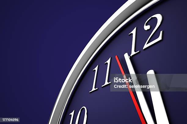 Last Time Stock Photo - Download Image Now - 12 O'Clock, Blue, Business