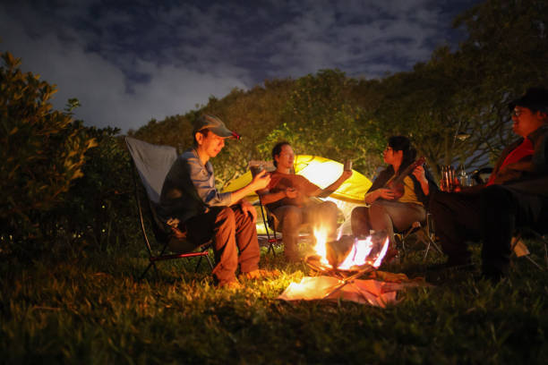 istock Enjoy free moments while camping in the mountains 1771056984