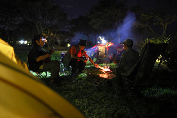 istock Enjoy free moments while camping in the mountains 1771057526