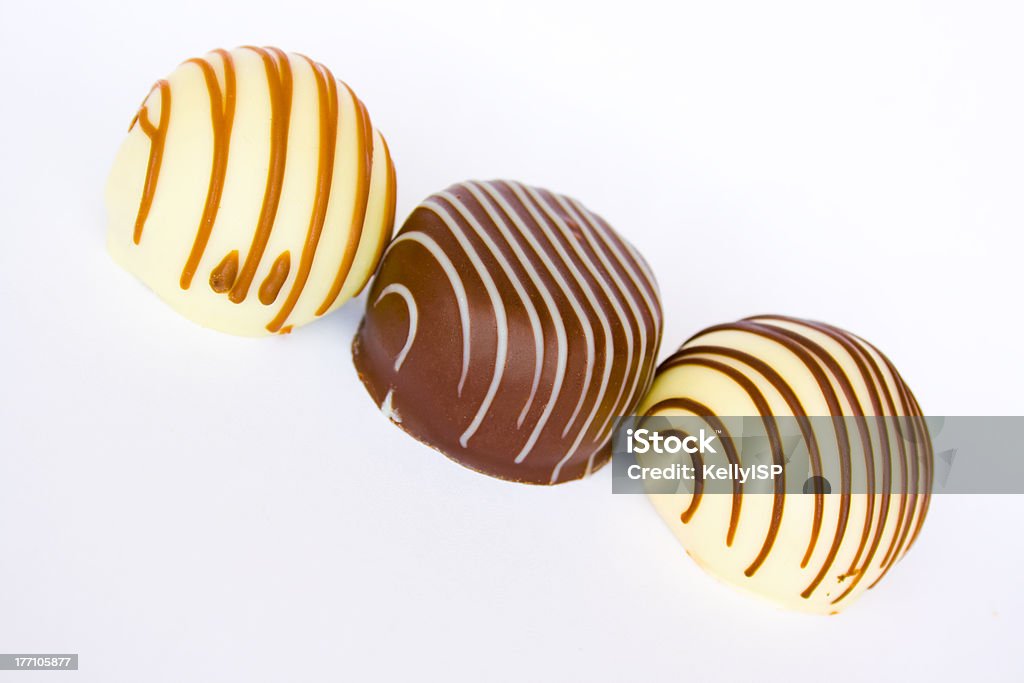 Cioccolato belga - Foto stock royalty-free di Bianco